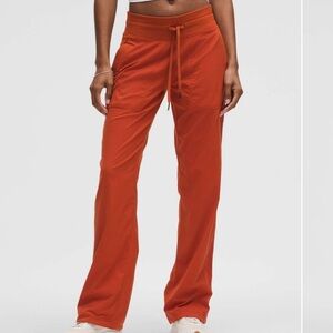 NWT Lululemon Dance Studio Mid Rise Pant Autumn Rust Size 6 Regular